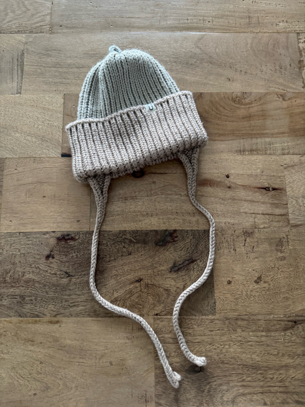 Les ptits Mosüs Kids Knit Earflap Beanie Hat merino wool Quebec medium